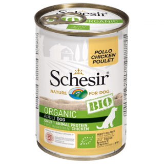 Hrana umeda pentru caini Schesir Bio Pui 400g
