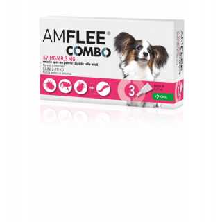 AMFLEE COMBO DOG 67mg - S (2-10 kg) x 3 pipete