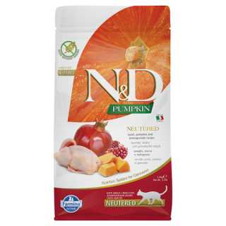 ND Cat Pumpkin Neutered Quail 1.5 kg