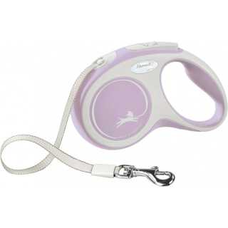 Lesa Retractabila Flexi Banda New COMFORT S 5 m ROZ 213406
