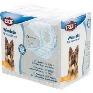Trixie Scutece Igienice, pentru Caini Femele  XL 12 buc/SET