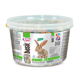 Lolo-Pets Hrana completa, pentru Iepuri, BUCHET, 2 KG.