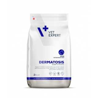 4T DIETA VETERINARA DERMATOSIS DOG, VETEXPERT, CU CARNE DE IEPURE SI CARTOFI, 2 KG