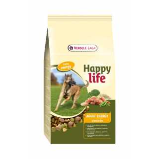 Hrana uscata caini Happy Life Chicken Energy, cu pui, proteina 28%, Versele Laga, 15 kg