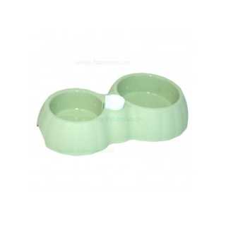 Castron plastic cu hranitor 0.45 l cu adapator automat 0.25 l