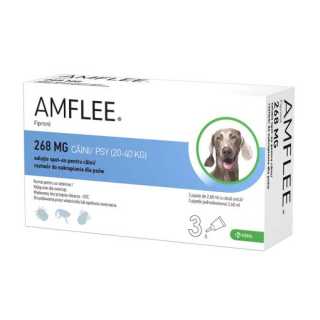 AMFLEE DOG 3 pipete x 268 mg - L (20-40 kg)