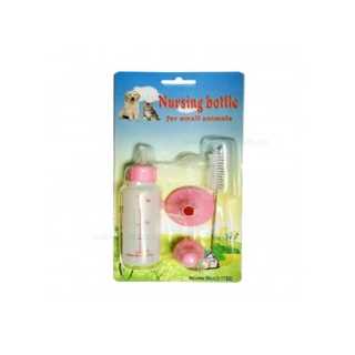 Set biberon si tetine, pentru cresterea animalutelor mici 90 ml