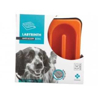 M-PETS Bol pentru hranire lenta Anti-Scoff, LABYRINTH