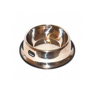 Castron inox cu margine cauciuc si maner lateral 0.9 L