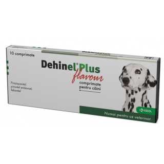 Dehinel Plus Flavour - 10 comprimate