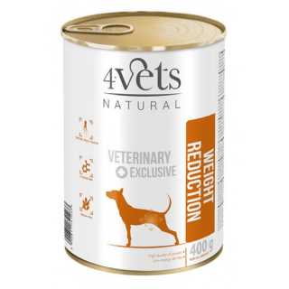 DIETA VETEERINARA WEIGHT REDUCTION PENTRU CAINI 4VETS, 400G