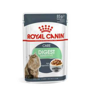 Royal Canin Hrana Pisica, Digest Sensitive Gravy, Plicuri 85 GR.X12 buc/Set