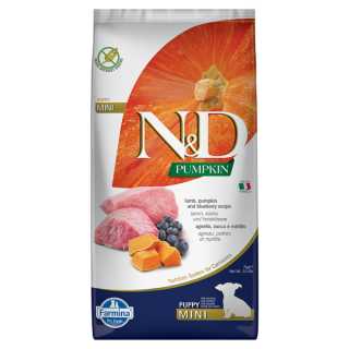 ND Dog GF Pumpkin Lamb and Blueberry Puppy Mini 7 kg