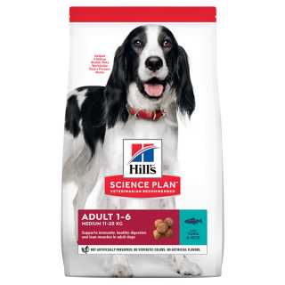 Hill's SP Canine Diet Adult Medium Tuna and Rice 2.5 KG.