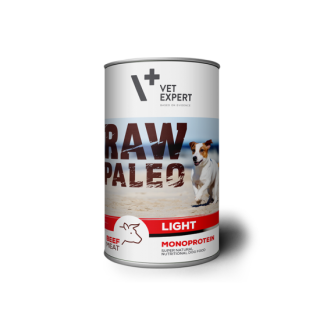 HRANA UMEDA PENTRU CAINI, RAW PALEO LIGHT, VITA,CONSERVA MONOPROTEICA, 400 G