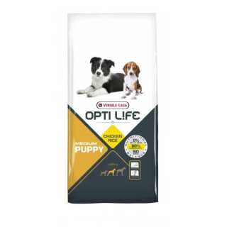 Versele Laga Hrana Completa Catelusi, Talie medie Opti Life Puppy Medium 12,5 KG.