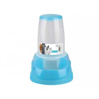 M-PETS Hranitor / DISPENSER de hrana, pentru animalute, capacitate 1500 ml, 12 x 12 x 21 cm