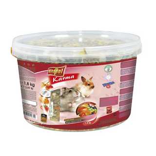 Hrana cu fructe pentru hamsteri si iepuri 1.8 kg