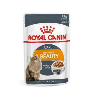 Royal Canin Hrana Pisica, Intense Beauty Gravy, Plicuri 85 GR. X 12buc/Set