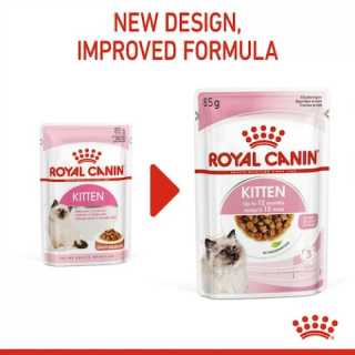 Royal Canin Hrană Umeda Pisicute Junior, Kitten Digest, Plicuri 85 GR.X 12buc/Set