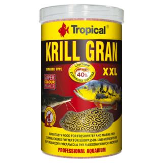 Tropical, Hrana Pesti Omnivori si Carnivori, cu Krill, KRILL GRAN XXL Tropical Fish, 1000ml/ 500 Gr.