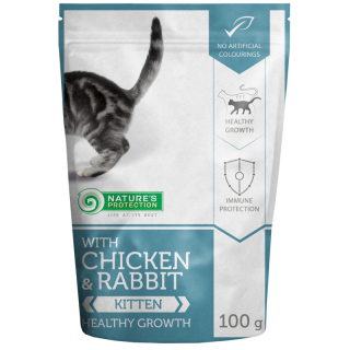 Nature's Protection Kitten Chicken&Rabbit 100 G
