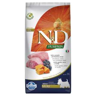 ND Dog GF Pumpkin Lamb and Blueberry Adult Mini 7 kg