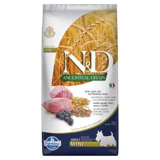 ND Ancestral Grain Dog Lamb, Spelt, Oats and Blueberry Adult Mini 7 kg
