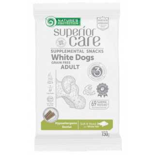 Nature's Protection Snack Superior Care Hypoallergenic Dental with White Fish (150g)