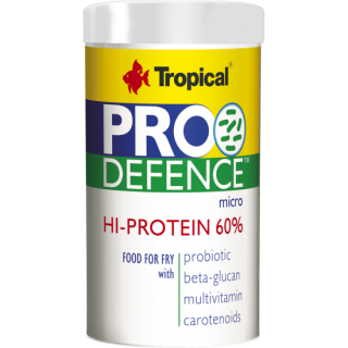 Tropical Hrana pesti de acvariu, PRO DEFENCE MICRO, Tropical Fish, Pudra 100ml, 60 GR.