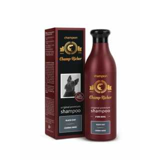CHAMP RICHER Sampon Profesional, pentru CAINI cu BLANA NEAGRA, 250 ml