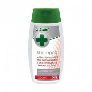 Dr. SEIDEL Sampon, pentru Caini si Pisici cu Clorhexidina si Ketoconazol, 220 ml