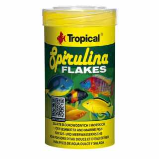 Tropical Hrana Pesti Apa dulce si Sarata, SPIRULINA Flakes Tropical Fish, 250ml/ 50GR.