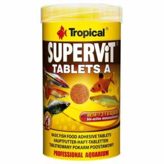 Tropical Hrană pentru pești omnivori sau crustacea, SUPERVIT tablete A, Tropical Fish, 250ml, 150 GR.