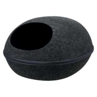 Trixie Culcus Livia Soft Gri Antracit, Cu Fermoar, Dimensiuni 40x24x47 cm,