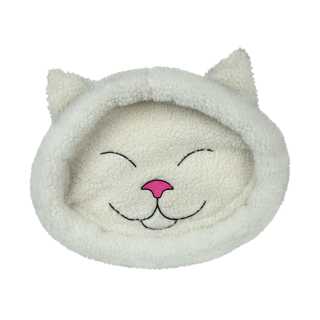 Trixie Pat Mijou, Comfortabil Forma Cap Pisica, Dimensiuni 48x37 cm, Alb