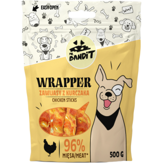 RECOMPENSE PENTRU CAINI MR. BANDIT WRAPPER STICKS, PUI, 500G
